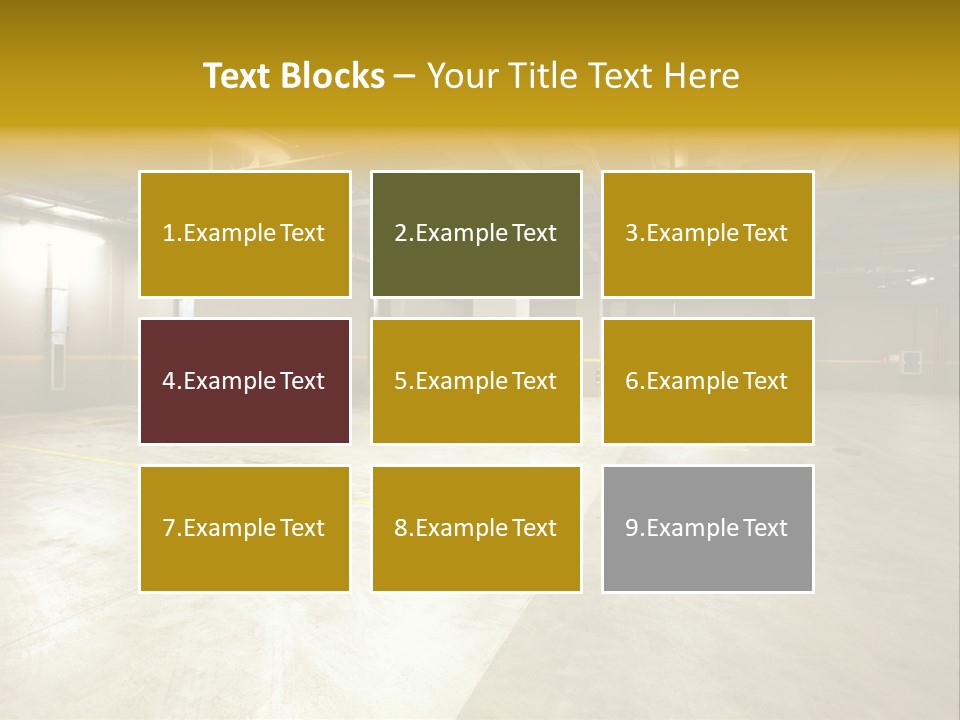 City Place Transport PowerPoint Template