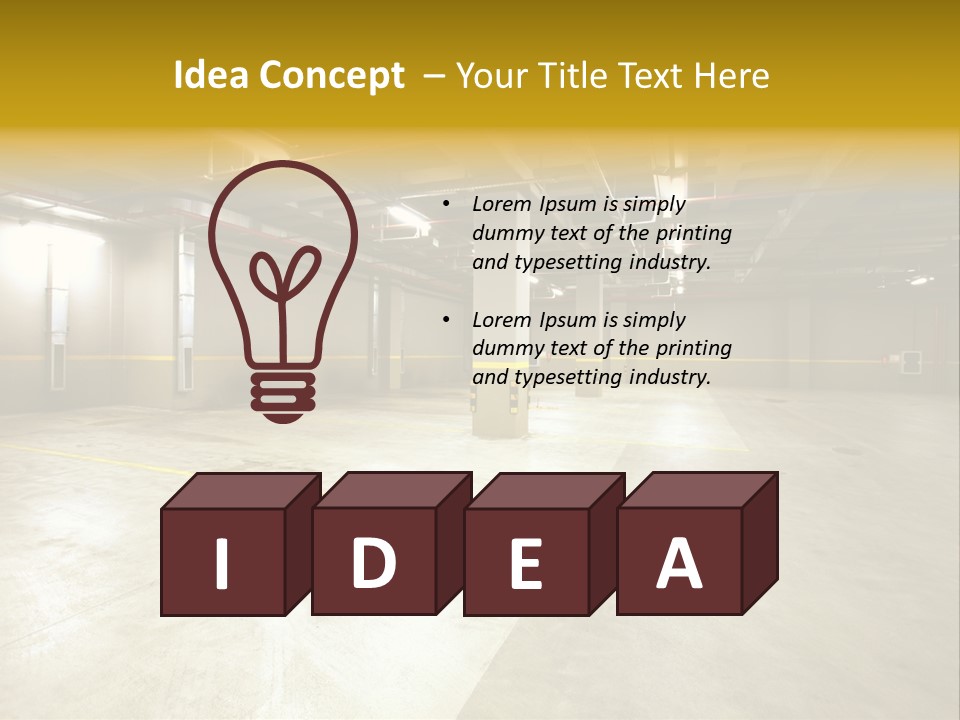 City Place Transport PowerPoint Template