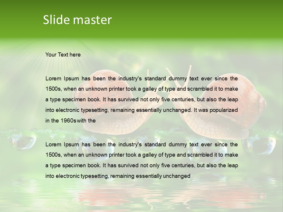Wildlife Bug Lovemaking PowerPoint Template
