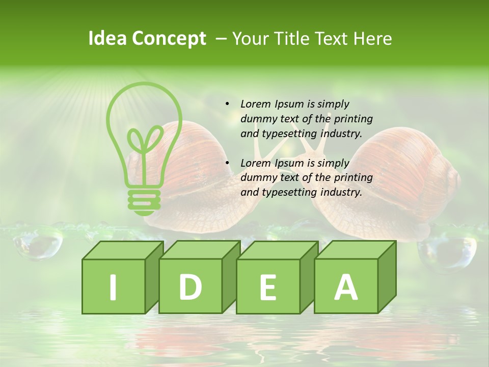 Wildlife Bug Lovemaking PowerPoint Template