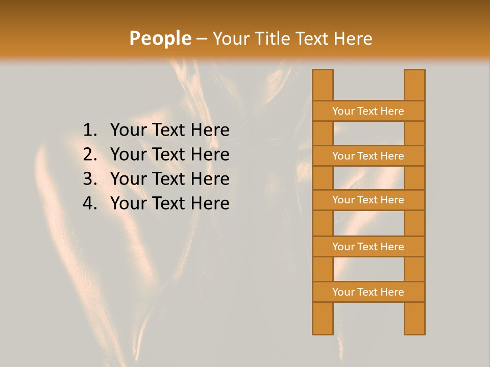 Slim Woman Erotic PowerPoint Template