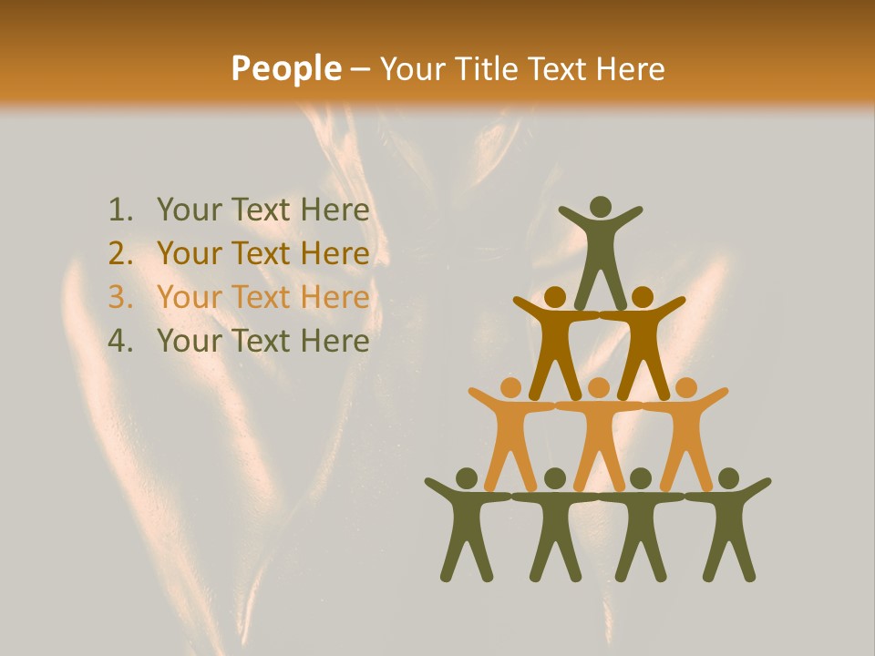 Slim Woman Erotic PowerPoint Template