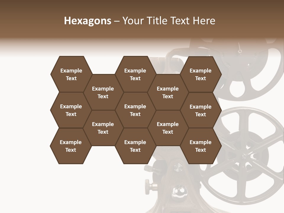 Cinema Light Scratches PowerPoint Template