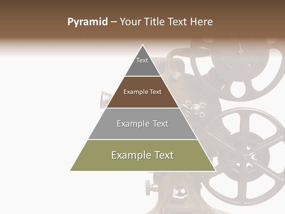 Cinema Light Scratches PowerPoint Template