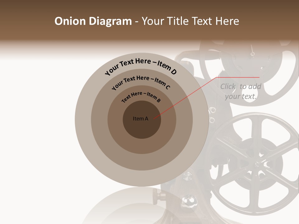 Cinema Light Scratches PowerPoint Template