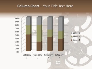 Cinema Light Scratches PowerPoint Template