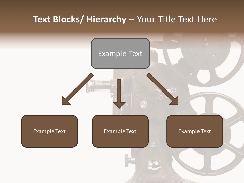 Cinema Light Scratches PowerPoint Template