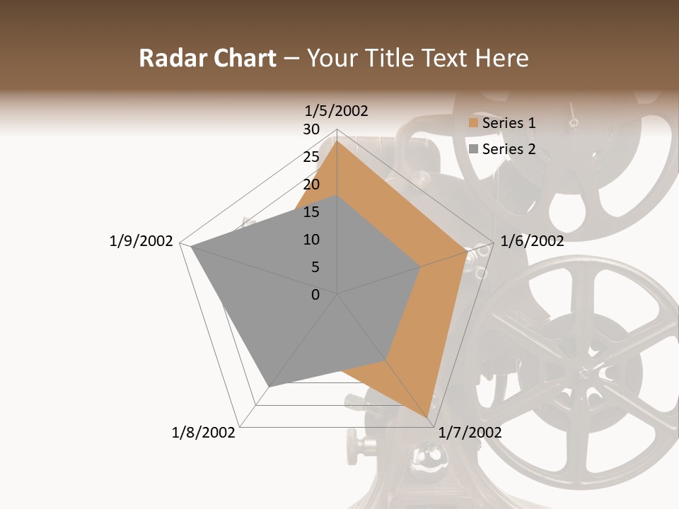 Cinema Light Scratches PowerPoint Template