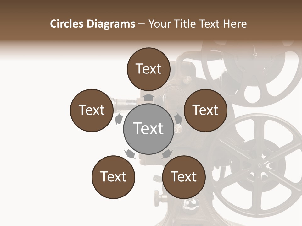 Cinema Light Scratches PowerPoint Template