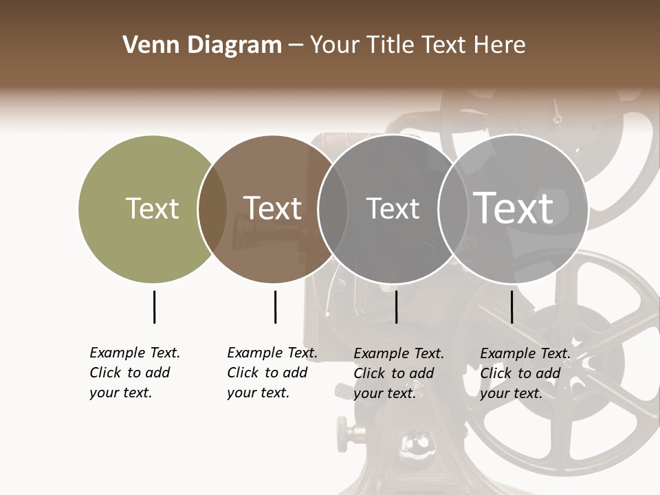 Cinema Light Scratches PowerPoint Template