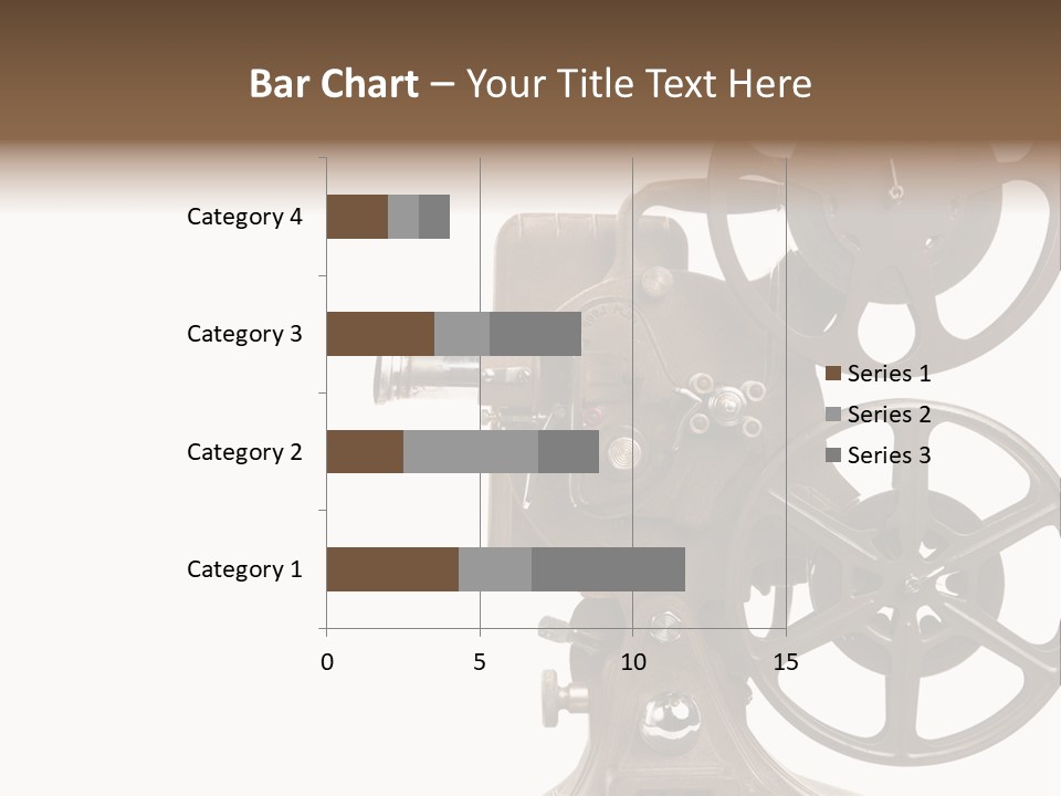 Cinema Light Scratches PowerPoint Template