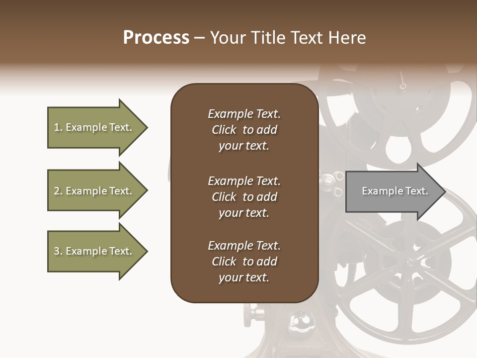 Cinema Light Scratches PowerPoint Template