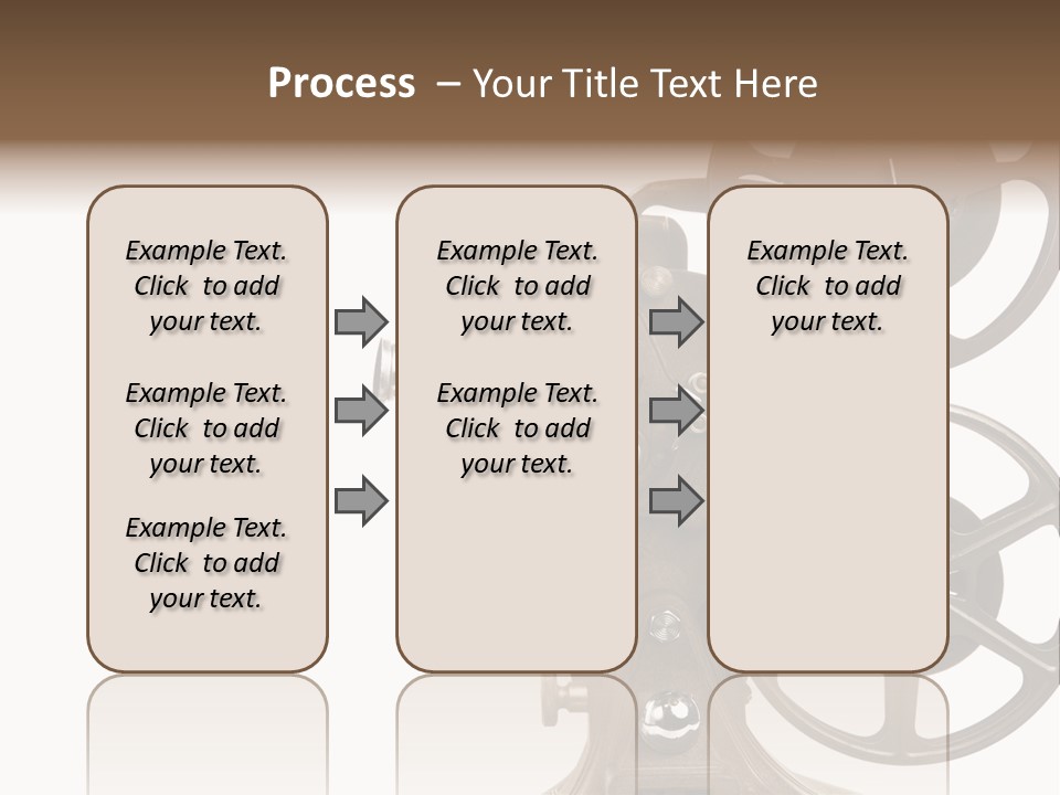 Cinema Light Scratches PowerPoint Template