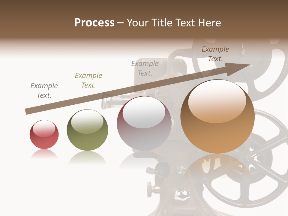 Cinema Light Scratches PowerPoint Template