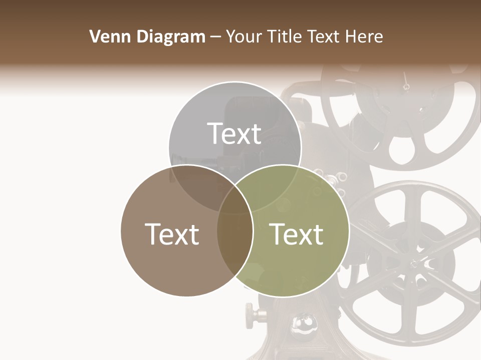 Cinema Light Scratches PowerPoint Template