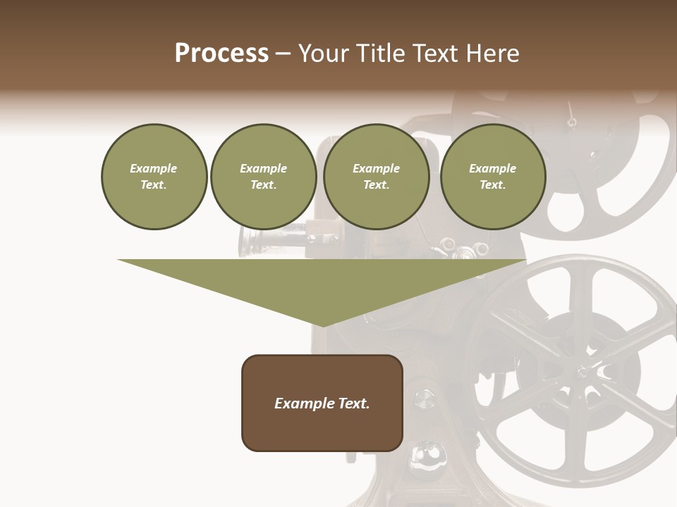 Cinema Light Scratches PowerPoint Template