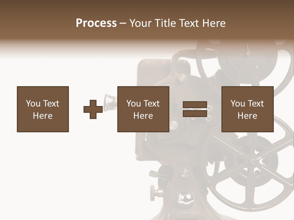 Cinema Light Scratches PowerPoint Template