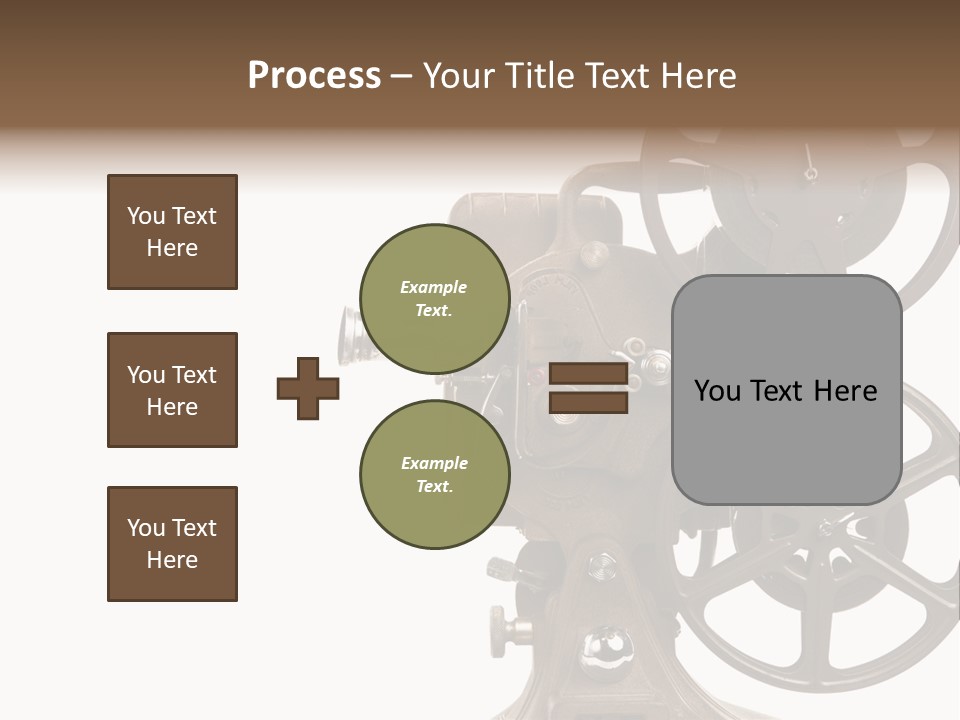 Cinema Light Scratches PowerPoint Template