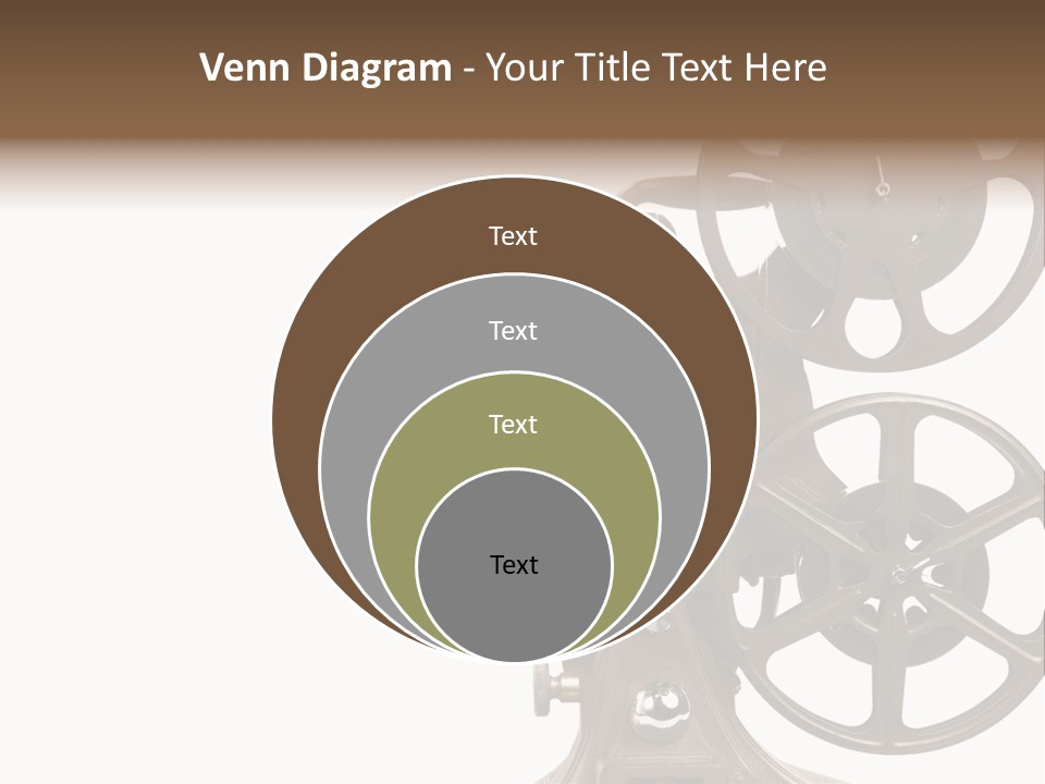 Cinema Light Scratches PowerPoint Template