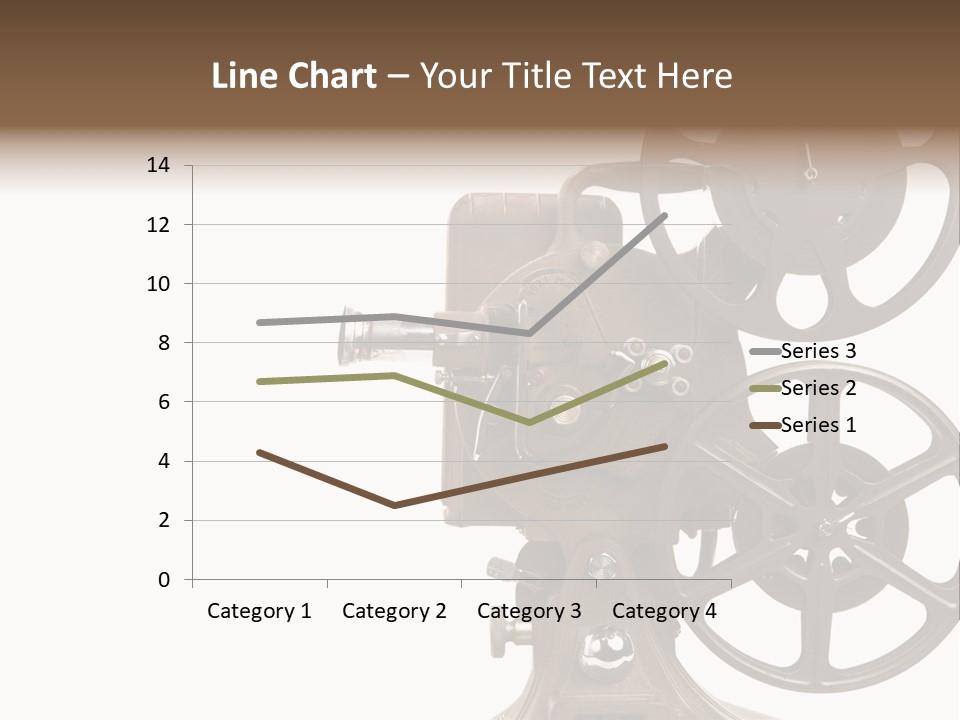 Cinema Light Scratches PowerPoint Template