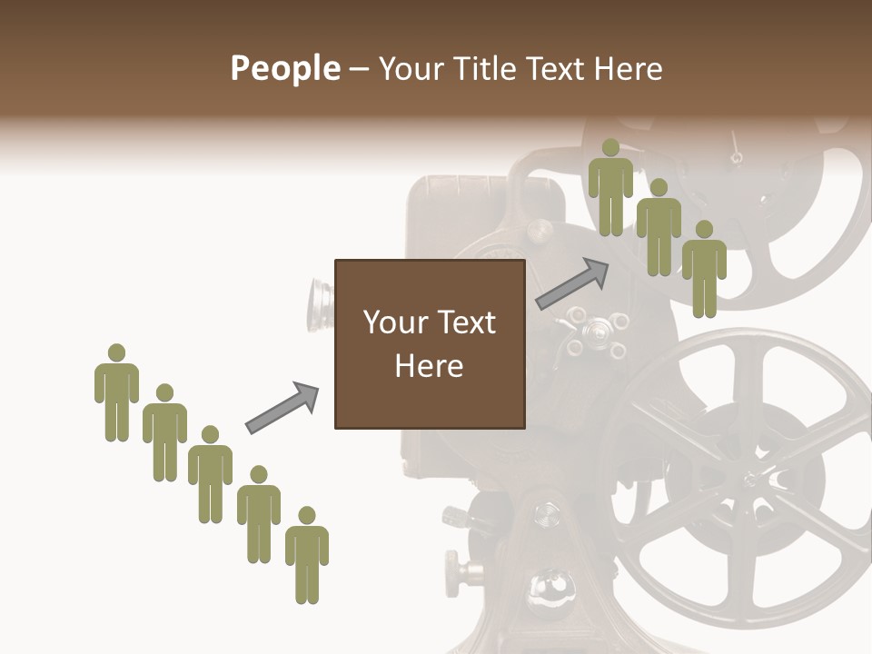 Cinema Light Scratches PowerPoint Template