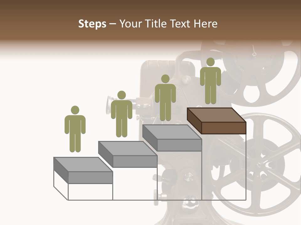 Cinema Light Scratches PowerPoint Template