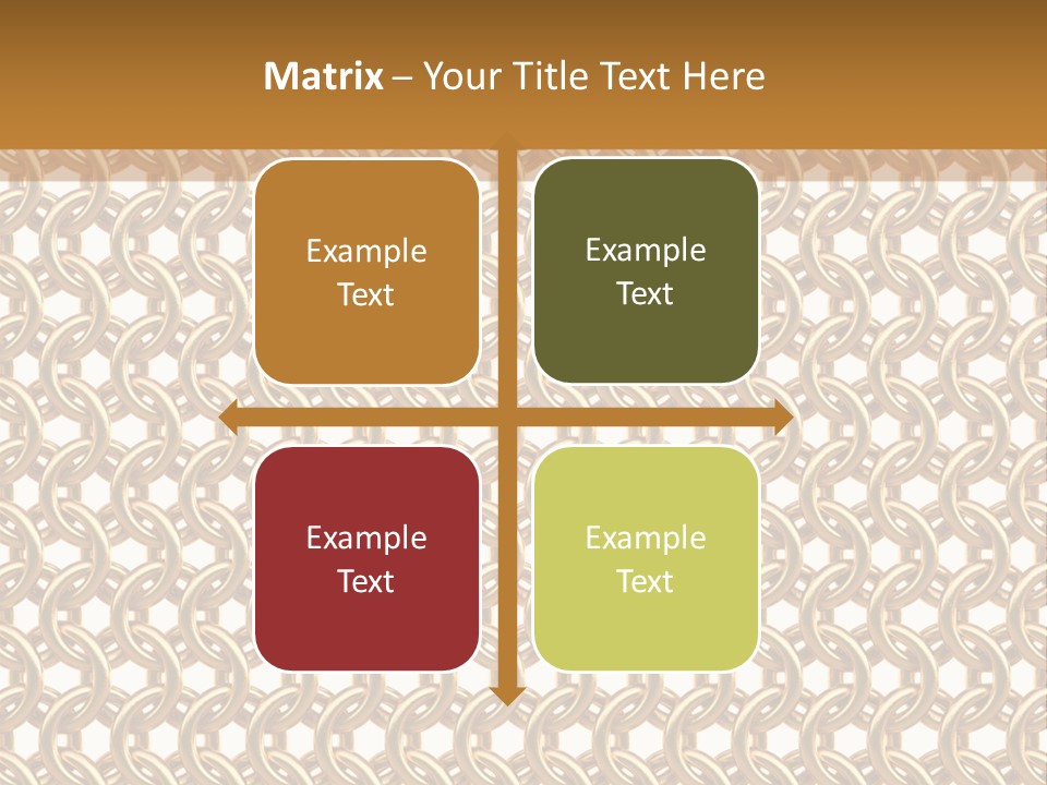 Rings Yellow White PowerPoint Template