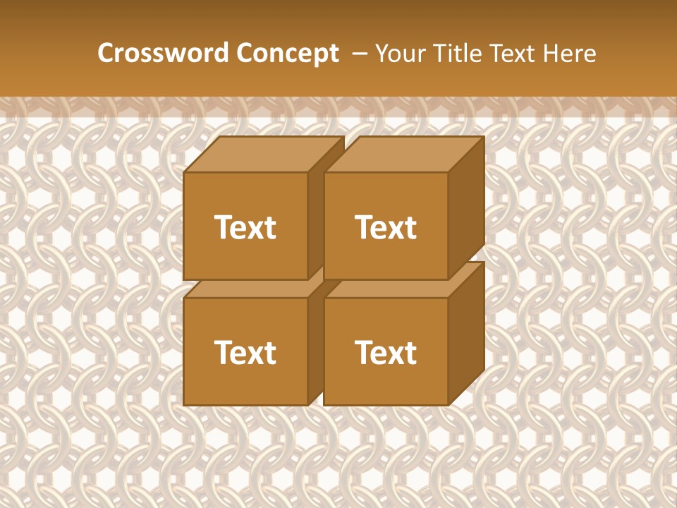 Rings Yellow White PowerPoint Template