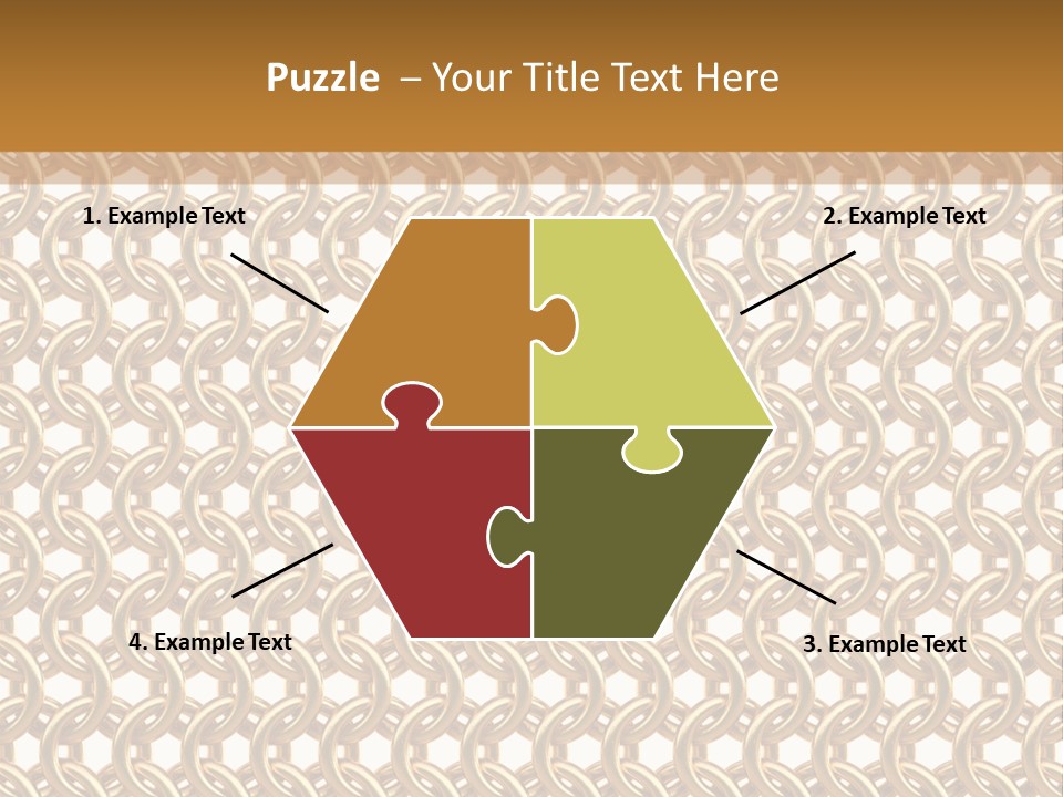 Rings Yellow White PowerPoint Template