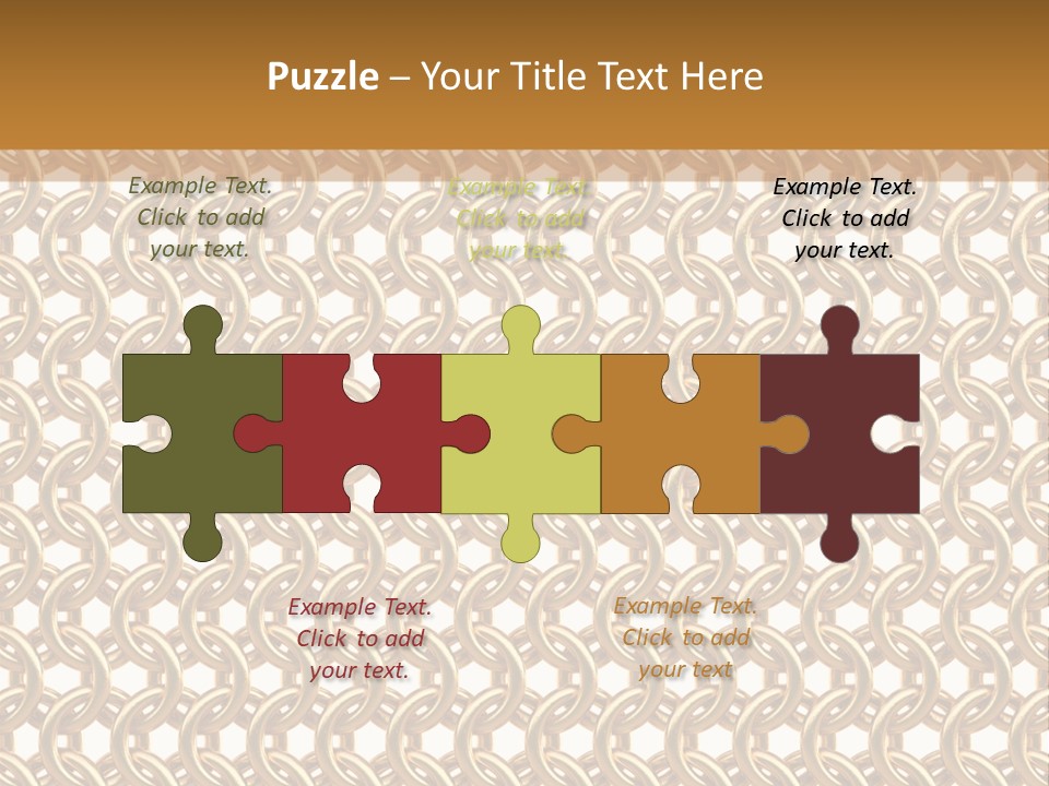 Rings Yellow White PowerPoint Template