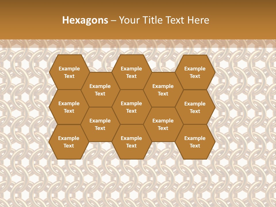 Rings Yellow White PowerPoint Template