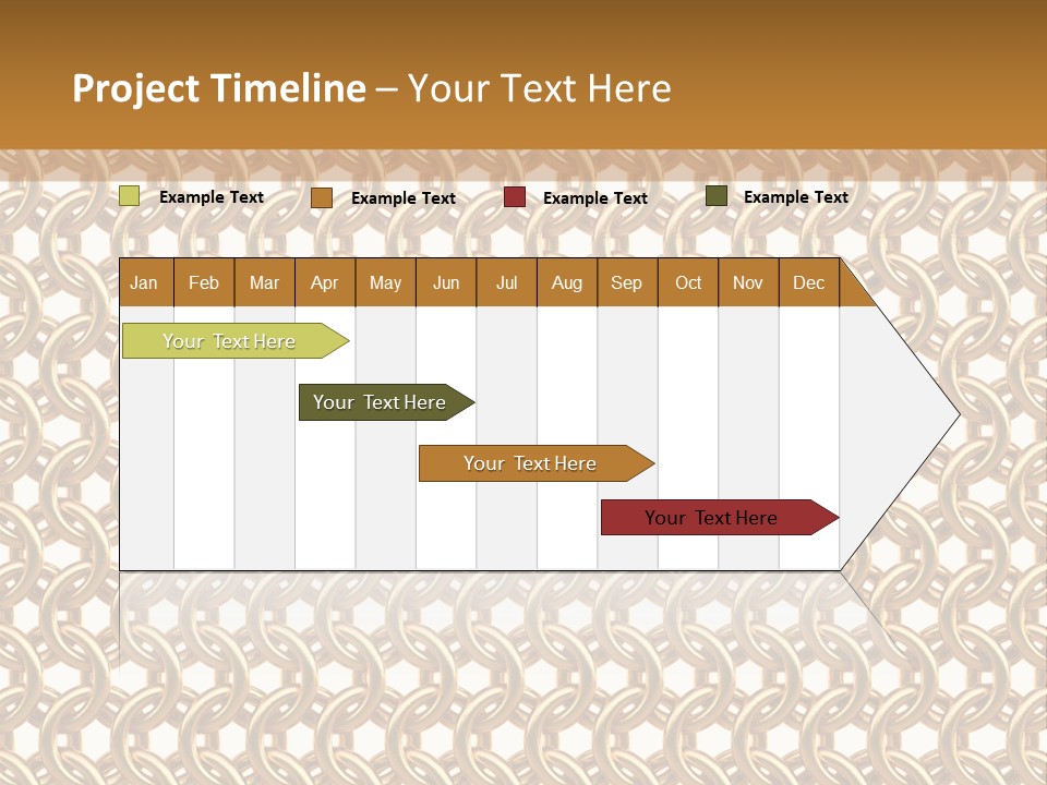 Rings Yellow White PowerPoint Template