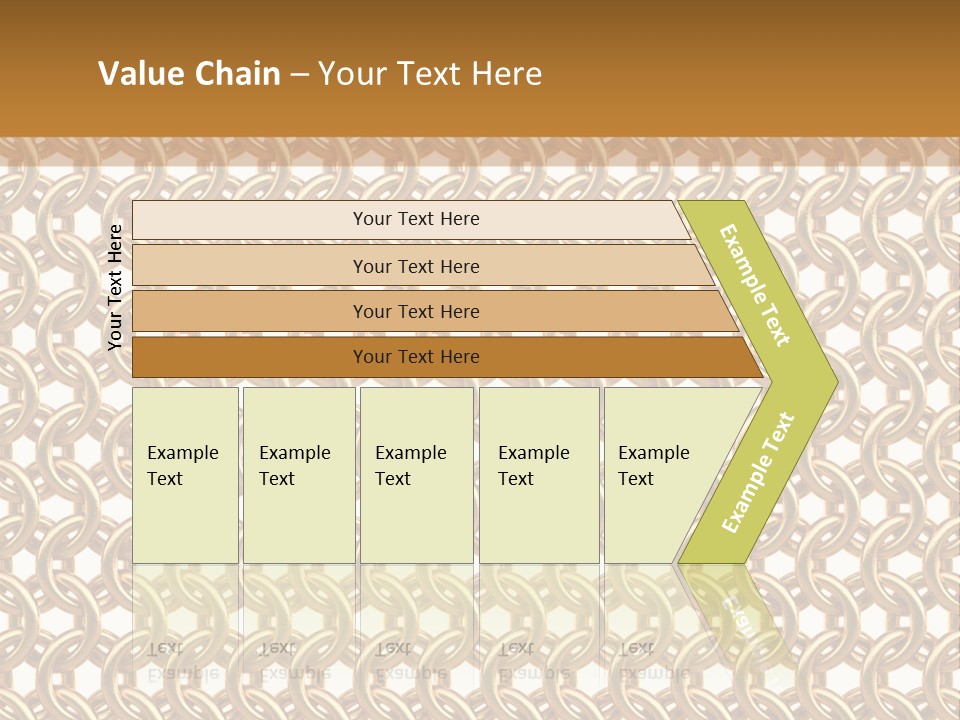Rings Yellow White PowerPoint Template