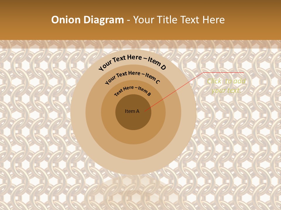 Rings Yellow White PowerPoint Template