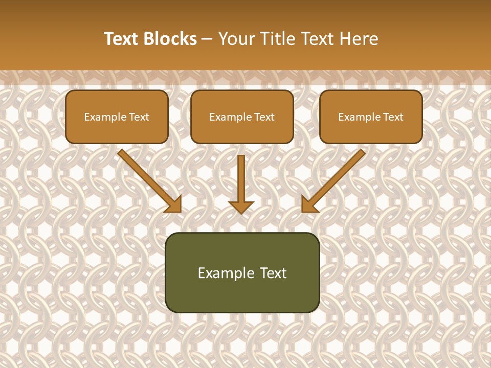 Rings Yellow White PowerPoint Template