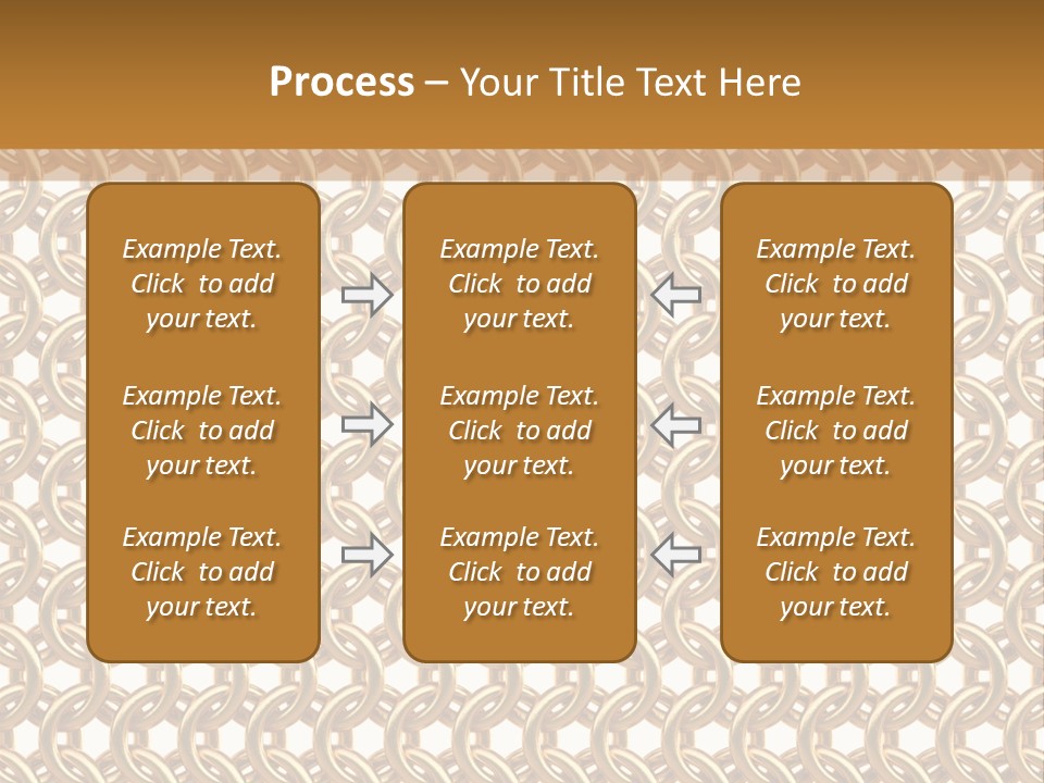 Rings Yellow White PowerPoint Template