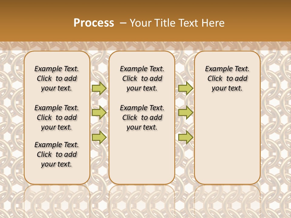Rings Yellow White PowerPoint Template