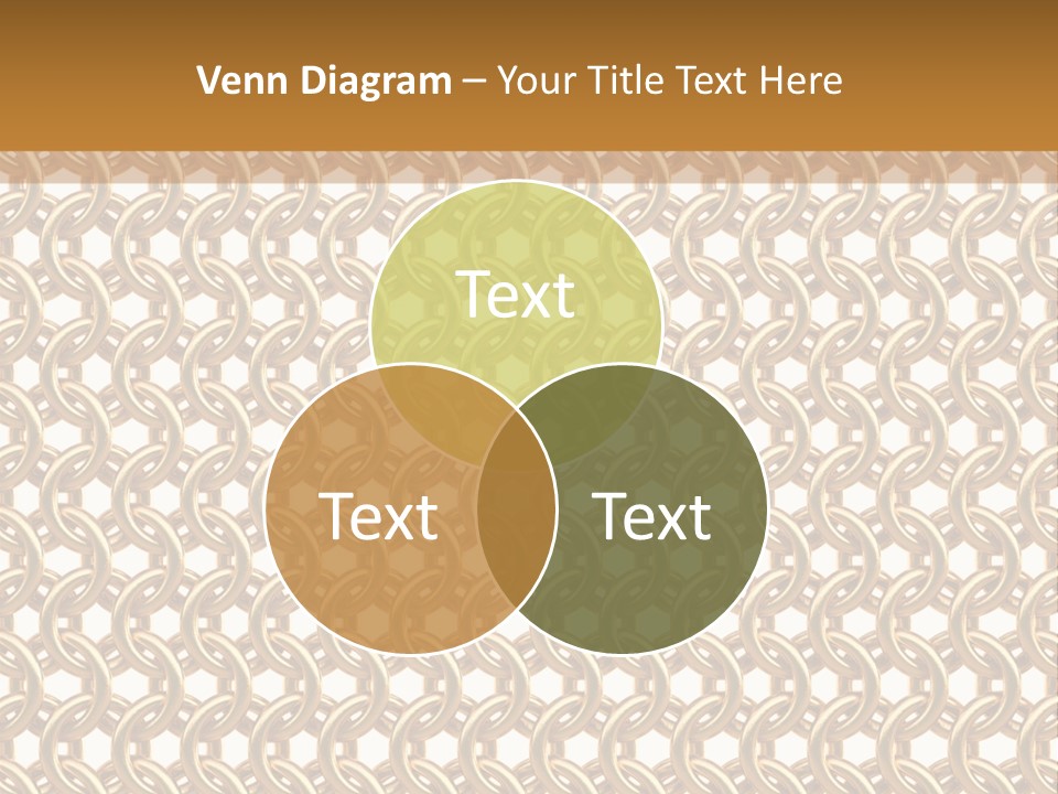 Rings Yellow White PowerPoint Template