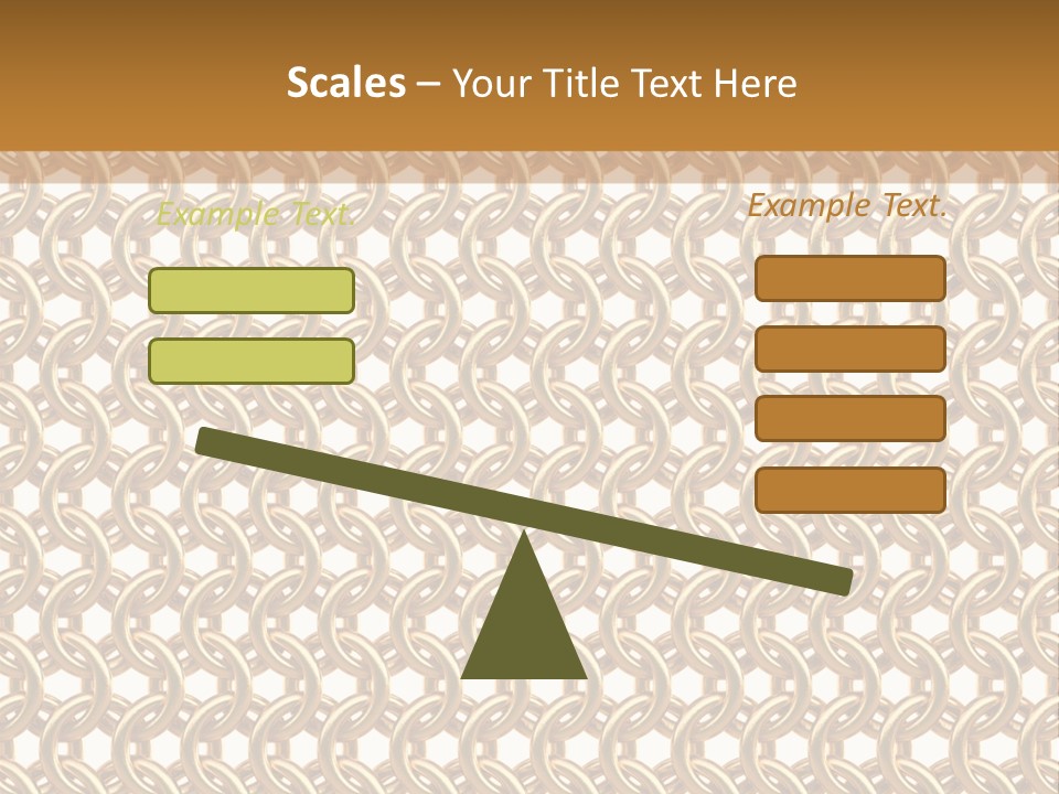 Rings Yellow White PowerPoint Template