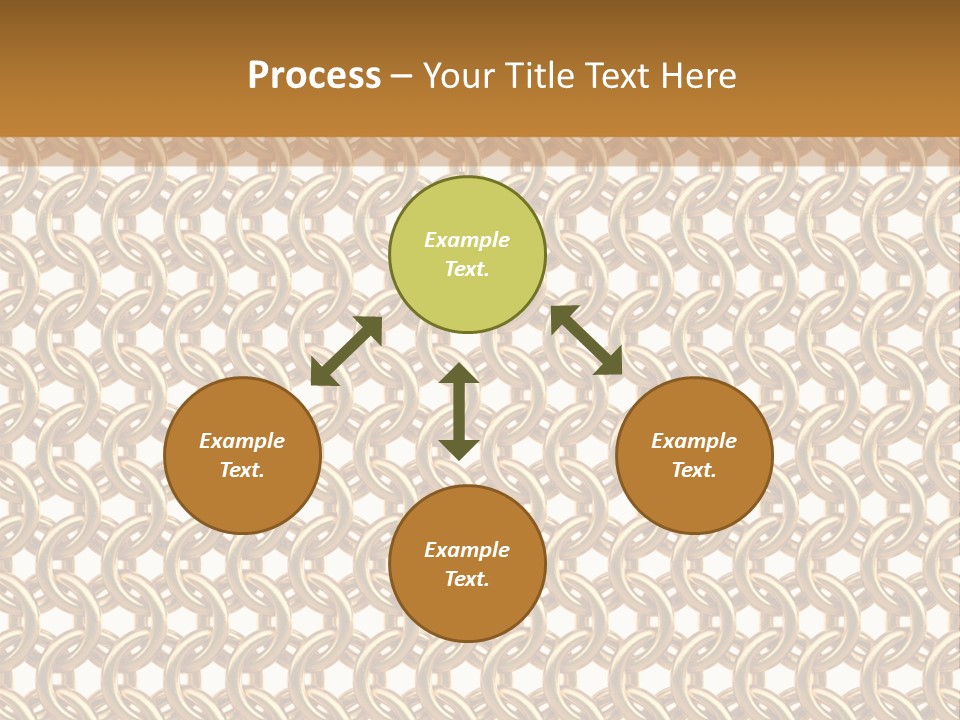 Rings Yellow White PowerPoint Template
