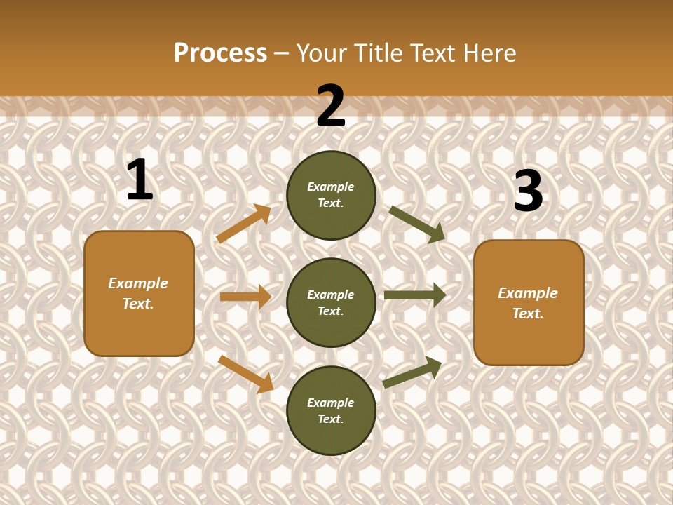 Rings Yellow White PowerPoint Template