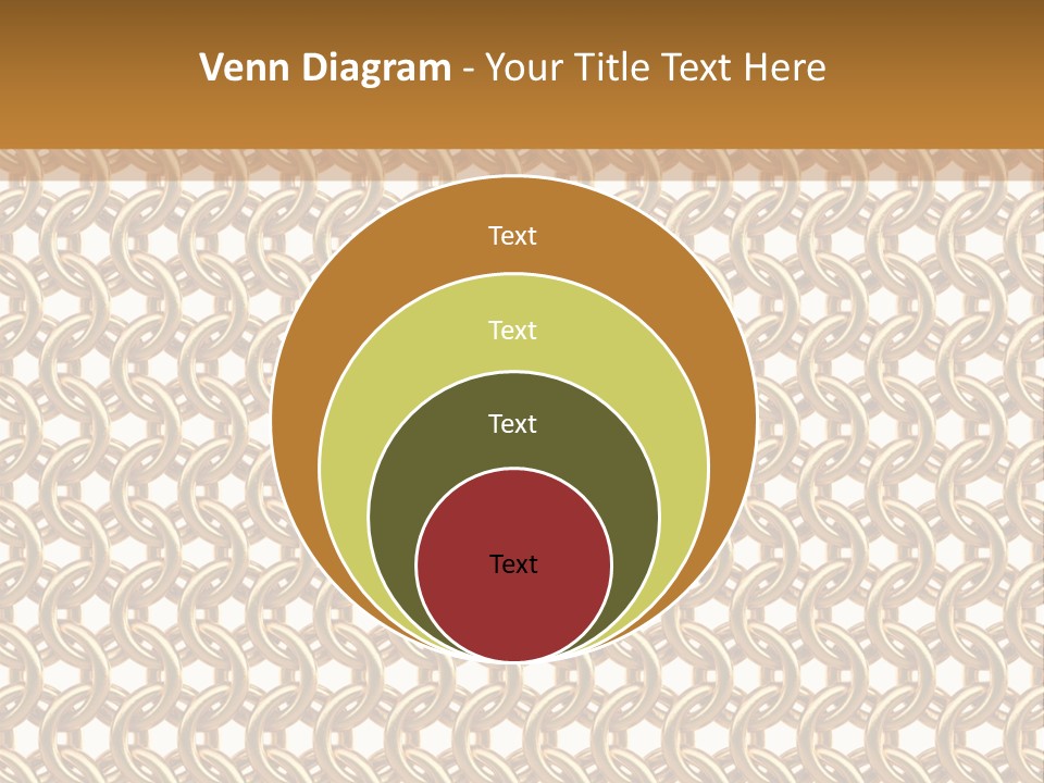Rings Yellow White PowerPoint Template