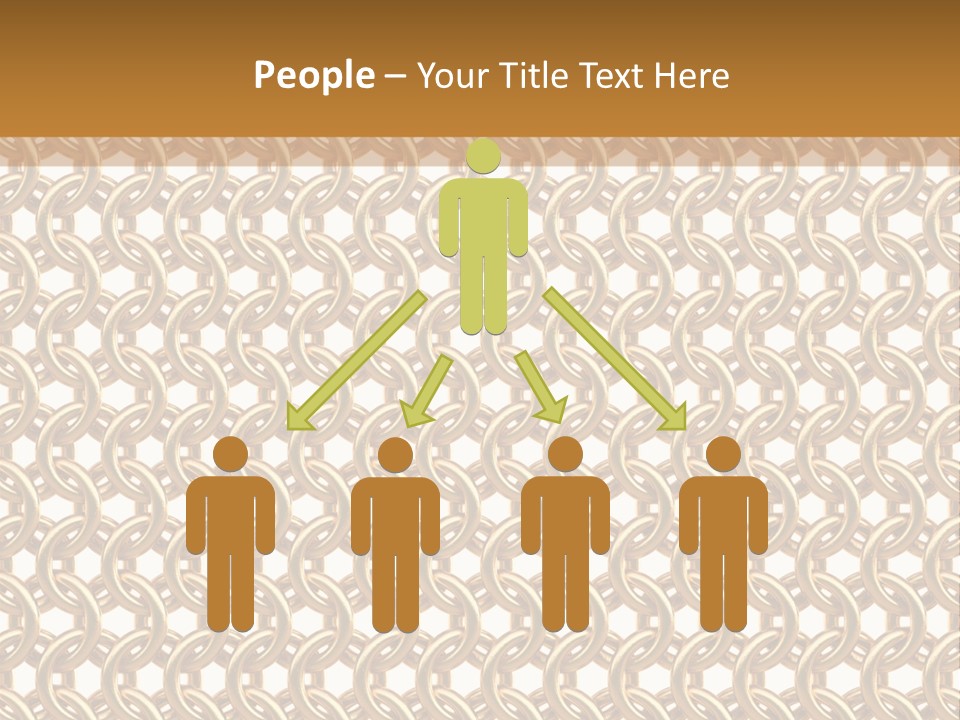 Rings Yellow White PowerPoint Template