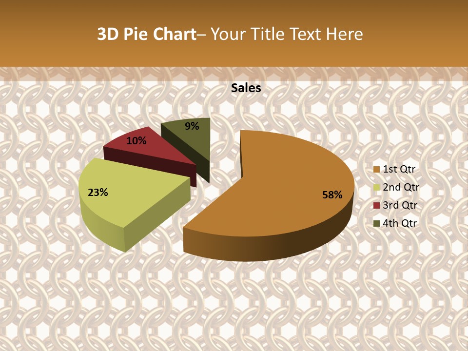 Rings Yellow White PowerPoint Template