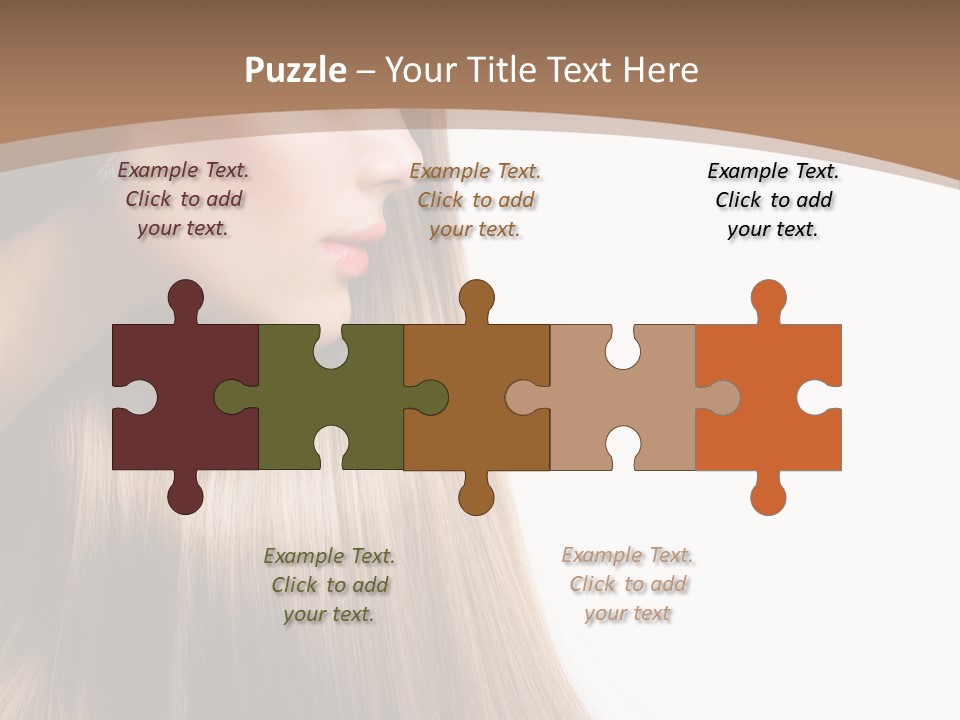 Coloring Bright Make Up PowerPoint Template