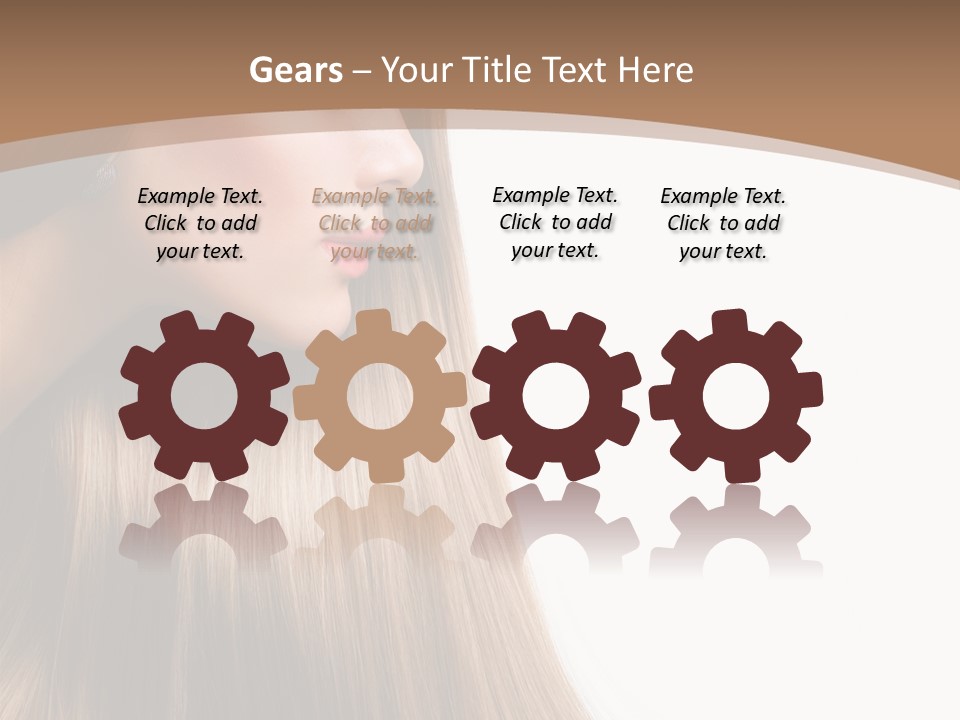 Coloring Bright Make Up PowerPoint Template
