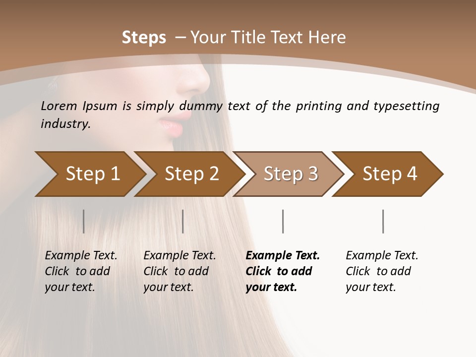 Coloring Bright Make Up PowerPoint Template
