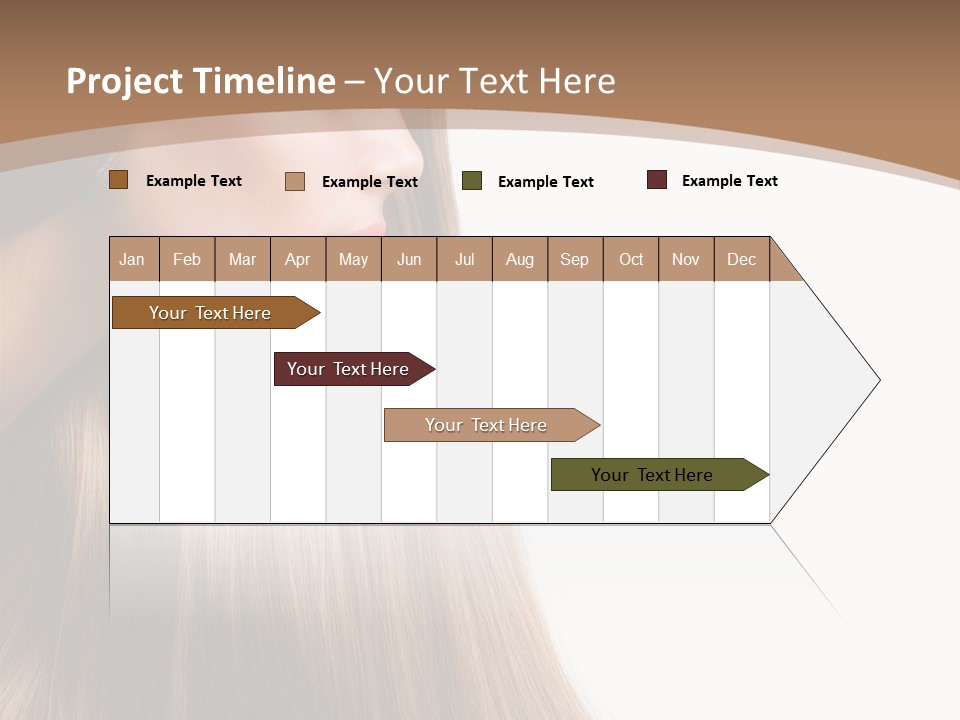 Coloring Bright Make Up PowerPoint Template