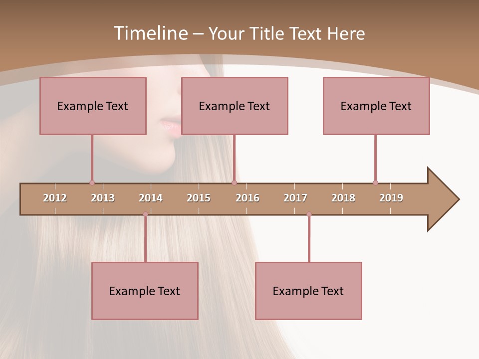 Coloring Bright Make Up PowerPoint Template