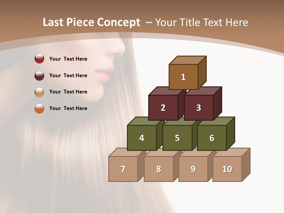 Coloring Bright Make Up PowerPoint Template
